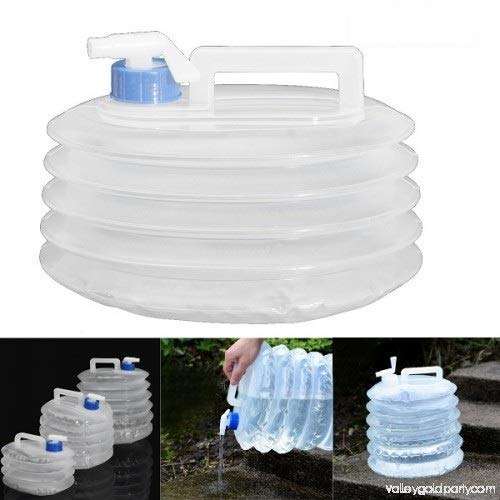 Divyog Plastic Collapsible Folding Water Storage Beverages Dispenser Container Bucket | Drinks Container with Tap for Outdoor Camping Picnic Office (3 Litre) 6