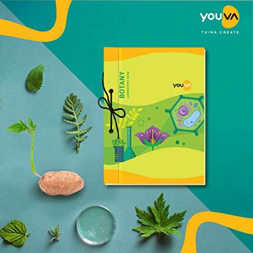 Navneet Youva YOUVA Botany Laboratory Book For College Students | 21 X 28.5 Cm | Hard Bound With Lace Binding | 1 Ruled / 1 Plain | 58 Pages | Pack Of 3 6