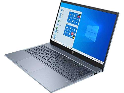 HP Pavilion 11th Gen Intel Core i5 Processor 15.6 inches FHD Laptop with Alexa Built-in (16GB/512GB SSD/Windows 10/MS Offce/2GB NVIDIA MX450 Graphics/Fog Blue/1.75 Kg), 15-eg0104TX 2