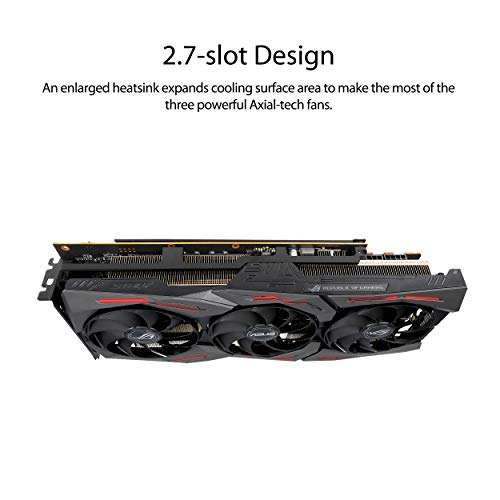 ASUS ROG Strix AMD Radeon RX 5600 XT TOP Edition Gaming Graphics Card (PCIe 4.0, 6GB GDDR6 Memory, HDMI, DisplayPort, 1080p Gaming, Axial-tech Fan Design, Auto-Extreme, Metal Backplate) 3