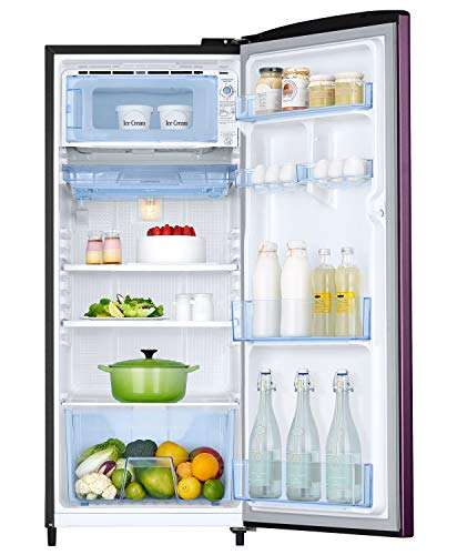 Samsung 192 L 3 Star Inverter Direct Cool Single Door Refrigerator (RR20A172YCR/HL, Camellia Purple, 2022 Model) 3