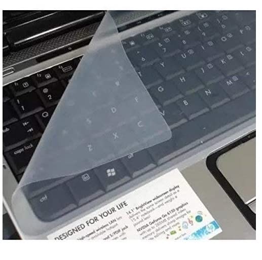 GARDIA Clear Keyboard Silicon Protector Ultra Thin Cover Clear Keyboard Silicon Protector Ultra Thin Cover for Dell Inspiron 15 5593 (C560517WIN9) Laptop (15.6 Inch) Keyboard Skin (Pack of 1) 3