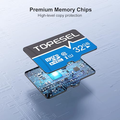 TOPESEL 32GB Micro SD Card 2 Pack Memory Cards Micro SDHC UHS-I TF Card Class 10 for Camera/Drone/Dash Cam(2 Pack U1 32GB) 6
