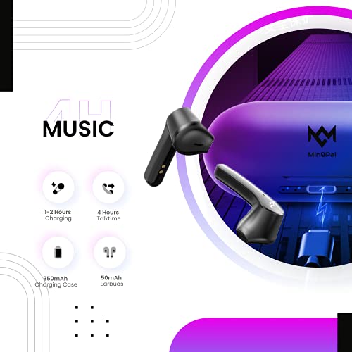 Mingpai Lb20 Bluetooth Truly Wireless In Ear Earbuds With Microphone Black 3