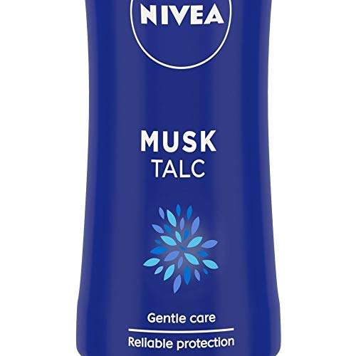 NIVEA Talcum Powder for Men & Women, Musk, For Gentle Fragrance & Reliable Protection Against Body Odour,100 g (Pack of 1) 6