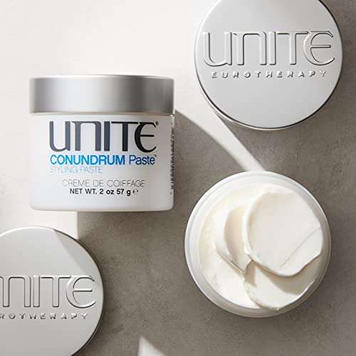 UNITE Hair - CONUNDRUM Paste - 3-in-1 Wax, Paste & Cream for Flexible Hold, Texture, and Natural Finish - Ideal for All Hair Types, 2 oz 2