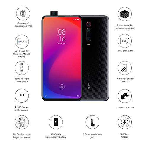 Redmi K20 (Carbon Black, 6GB RAM, 128GB Storage) 5