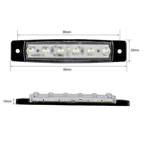 4 Pack Waterproof Marine Lights 12v Led Light Boat Interior Lights Deck Courtesy Lights Cockpit Light Decorate Boat Navigation Lights Kayak Lights for Yacht Fishing Pontoon Boat Sailboat Kayak 2