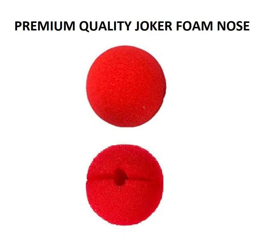 Fancy Design Hub, Halloween Joker Mask+ Nose + Multicolor Joker Wig for Kids, Boys & Girls, Halloween Kids Joker Set of 3 Items, Kids Fancy Dresses. (Multicolor Joker Hair Wig + Nose) 4