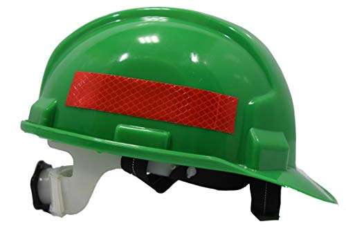 Aktion Safety Helmet AKH-14 with Reflective Band Rachet Type - Green (Pack of 5) 3