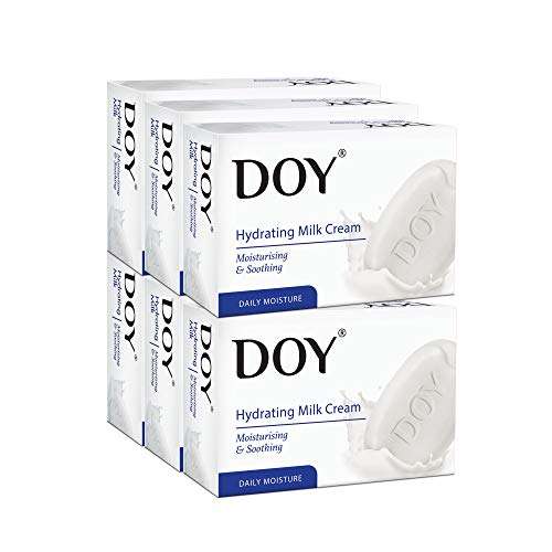 Doy Hydrating Milk Cream Soap, 125 g (Pack of 6) 1