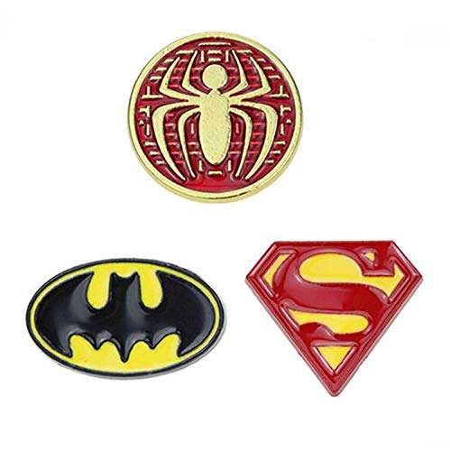 Cupid Superman Enamel Zinc Alloy Action Figure Collectible Backpack Badge Pin 3