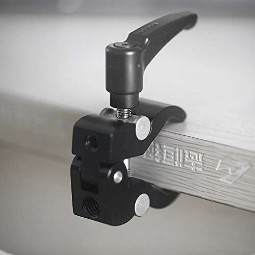 Andoer Camera Magic Friction Arm Small Super Clamp Crab Pliers Clip Small-Size 4.9cm Bite Black 6