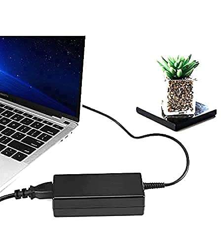 Lapfuture Laptop Charger for Leno Thinkpad T460S T540P 20V 3.25A 65W USB Type Yellow Square Pin Laptop Adapter with Free Power Cable 6