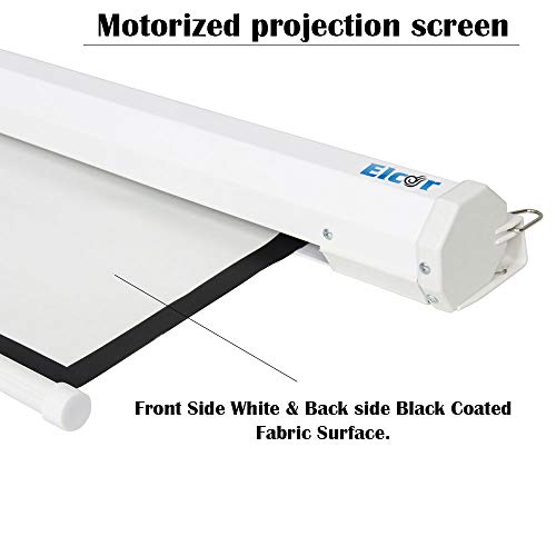 ELCOR® PRO series Automatic Motorised Remote controlled Projector Screen, 220- Inches Diagonal in 16:09 wide fromat, 9ft. height x 16ft.width, UltraHD,3D Active, 4k technology 5