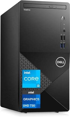 Dell Vostro 3910 Desktop Computer | 16GB RAM | 1TB PCIe SSD | 12th Gen Intel Core i3-12100 Processor | Intel UHD Graphics 730 | WiFi 6 | DVD-RW | Display Port | HDMI | Windows 11 Pro 1