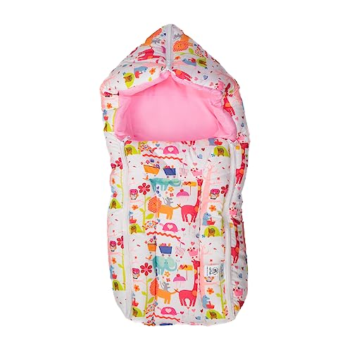 Neñolo Baby Carry Nest/C arry nest for Newborn Baby/Sleeping Bag & Carry Nest/Baby Carry Nest Bed/Age Upto 6 Months/Colour- [Pink] 1