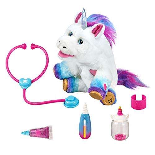 little live pets rainglow interactive pet unicorn vet set- Multi color 3