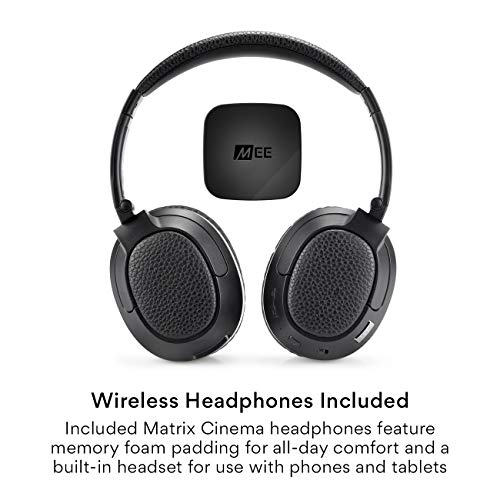 MEE audio Connect T1CMA Bluetooth Over-Ear Wireless Headphones Headset for TV with no Audio Delay; Includes Transmitter (Optical/AUX/RCA) and CinemaEAR Audio Enhancement for Seniors & Hard of Hearing 5