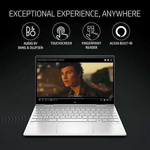 HP Envy X360 11Th Gen Intel Core I7-13.3 Inches Fhd OLED Multi-Touch Gorilla Glass 2In1 Laptop(16Gb Ram/512Gb Ssd/Windows 11 Home/Intel Iris Xe Graphics/Alexa/B&O/Fpr/Pen/Mso 2021/1.30Kg) 13-Bd1003Tu 2