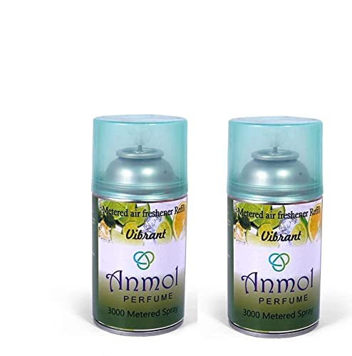 ANMOL PERFUME Automatic Air Freshener Refill for home, office, bathroom, Restaurants School And Hotel (Vibrant)