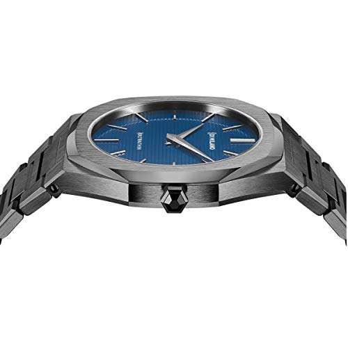 D1 Milano Stainless Steel Analog Blue Dial Men Watch-Utbj12, Black Band 4