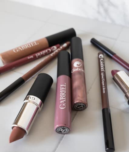 Gabriel Cosmetics Lip Gloss, Natural Lipgloss, Paraben Free, Vegan, Gluten-free,Cruelty-free, Non GMO, High performance and long lasting, Infused with Jojoba Seed Oil and Aloe, .27 fl oz. (Caramel) 5