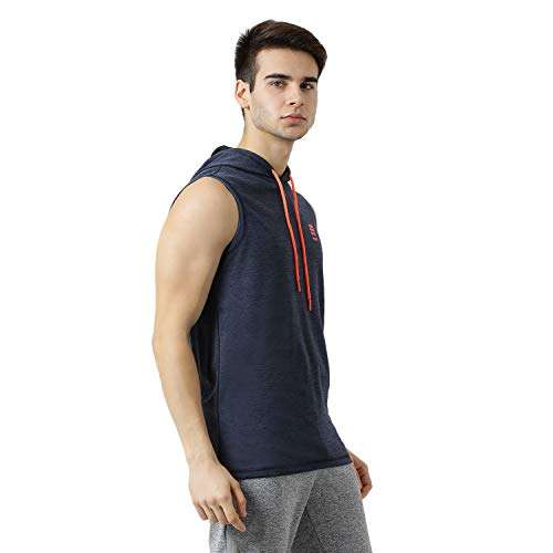 ROCK.IT Men's Plain Active Base Layer Shirt (2190100401-1_Navy 44) 6