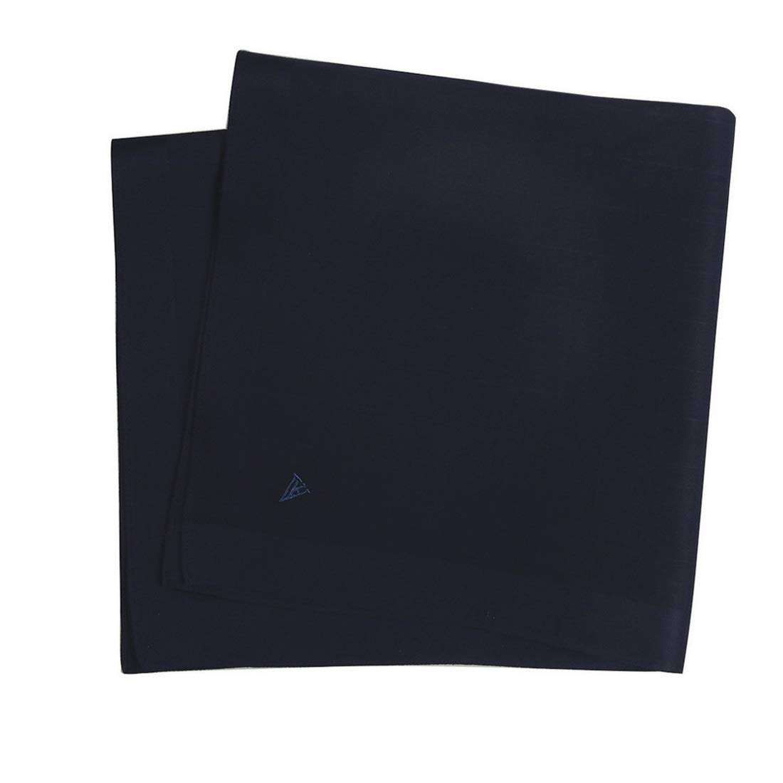 Van Heusen Men's Cotton Dark Handkerchief with Brand Logo (Pack of 6) 4