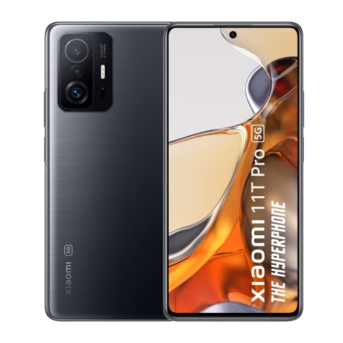 Xiaomi 11T Pro 5G Hyperphone (Meteorite Black, 8GB RAM, 128GB Storage)|SD 888|120W HyperCharge|Segment's only Phone with Dolby Vision+Dolby Atmos 1