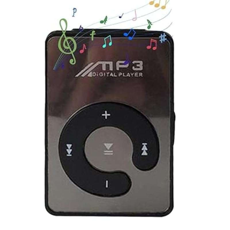 Drumstone 【Summer Season Offer Deal with 15 Years Warranty】 MP3 Player with Clip, Supports 8GB TF Card, Lightweight, USB Cable, and Earphones(Black) 6
