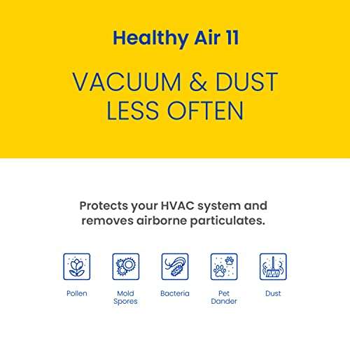 AprilAire 410 Replacement Filter for AprilAire Whole House Air Purifiers - MERV 11, Clean Air & Dust, 16x25x4 Air Filter (Pack of 4) 4