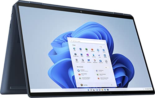 HP Spectre x360-16 2-in-1 IPS Laptop (Intel i7-11390H 4-Core, 16GB RAM, 1TB PCIe SSD, Intel Iris Xe, 16.0" 60Hz Touch 3072x1920, Active Pen, Fingerprint, Wifi, Win 11 Home) with Hub 5