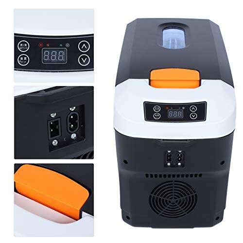 Mini Refrigerator, Practical Car Refrigerator, Digital Display Dual-Use Intelligent Portable for Home Office Car(Pink) 6