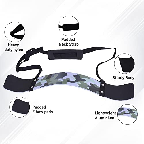 DEFY Bicep Arm Blaster- Arm Blaster for Biceps & Triceps, Workout Bicep Curl Blaster, DEFY Bicep Isolator Arm Blaster- Arm Blaster for Biceps & Triceps Men and Women, Bicep Curl Blaster, (Green Camo) 4