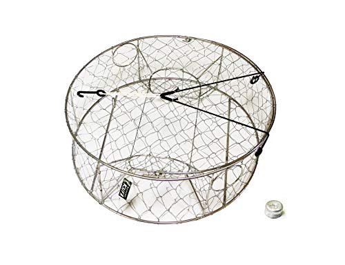 KUFA Stainless Steel Wire Crab Trap with One Pound Sacrificial Anode Zinc CT100+ZIN1 1