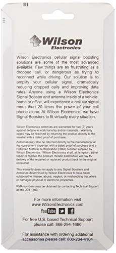 Wilson Desktop Cellular Antenna 700 2100 Mhz With 5 Foot Cable and SMA Male Connector 3