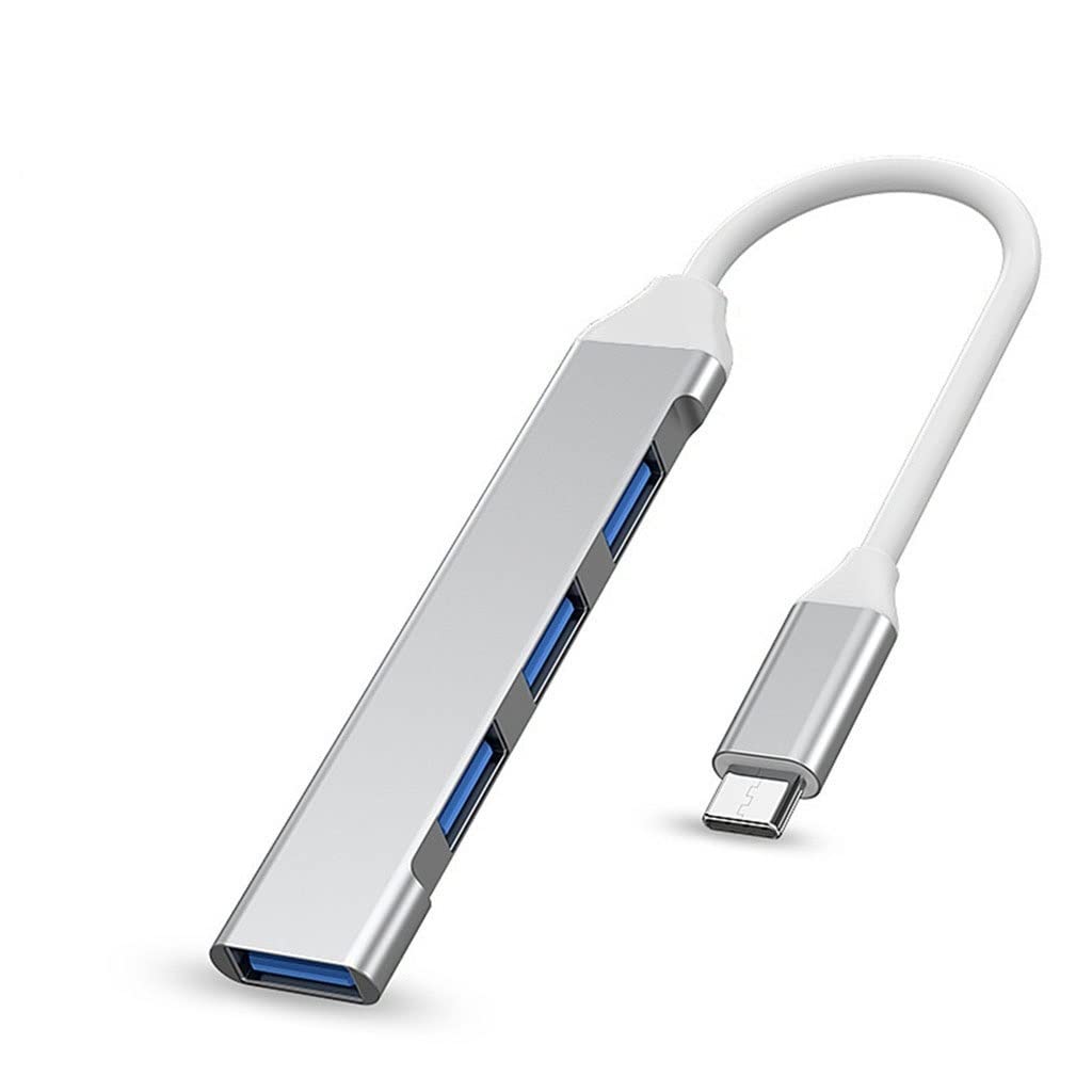 LHLLHL USB 3.0 Hub USB Hub High Speed Type c Splitter for PC Accessories Multiport HUB 4 USB 3.0 2.0 Port (Color : White-Fruit peach5, Size : E)