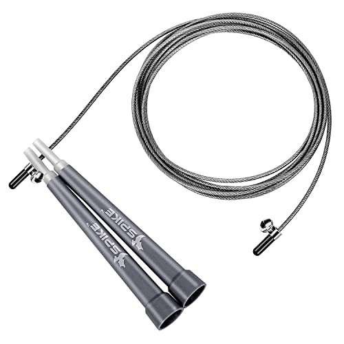 Spike Speed Skipping Jump Rope for Weight Loss, Fat Loss, Strength Designed for Both Men and Women (Grey) 2