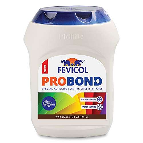 Fevicol Probond - Special Adhesive for Acrylic and PVC sheets | Heat Resistant | Spreads easily |1Kg 1