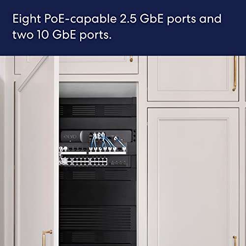 Amazon eero PoE Gateway - 10-port eero router and PoE switch (Two 10 GbE ports, eight 2.5 GbE PoE ports) 4
