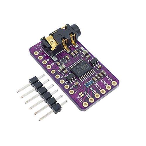 HiLetgo PCM5102 I2S IIS Lossless Digital Audio DAC Decoder Module Stereo DAC Digital-to-Analog Converter Voice Module for Arduino Raspberry Pi 1