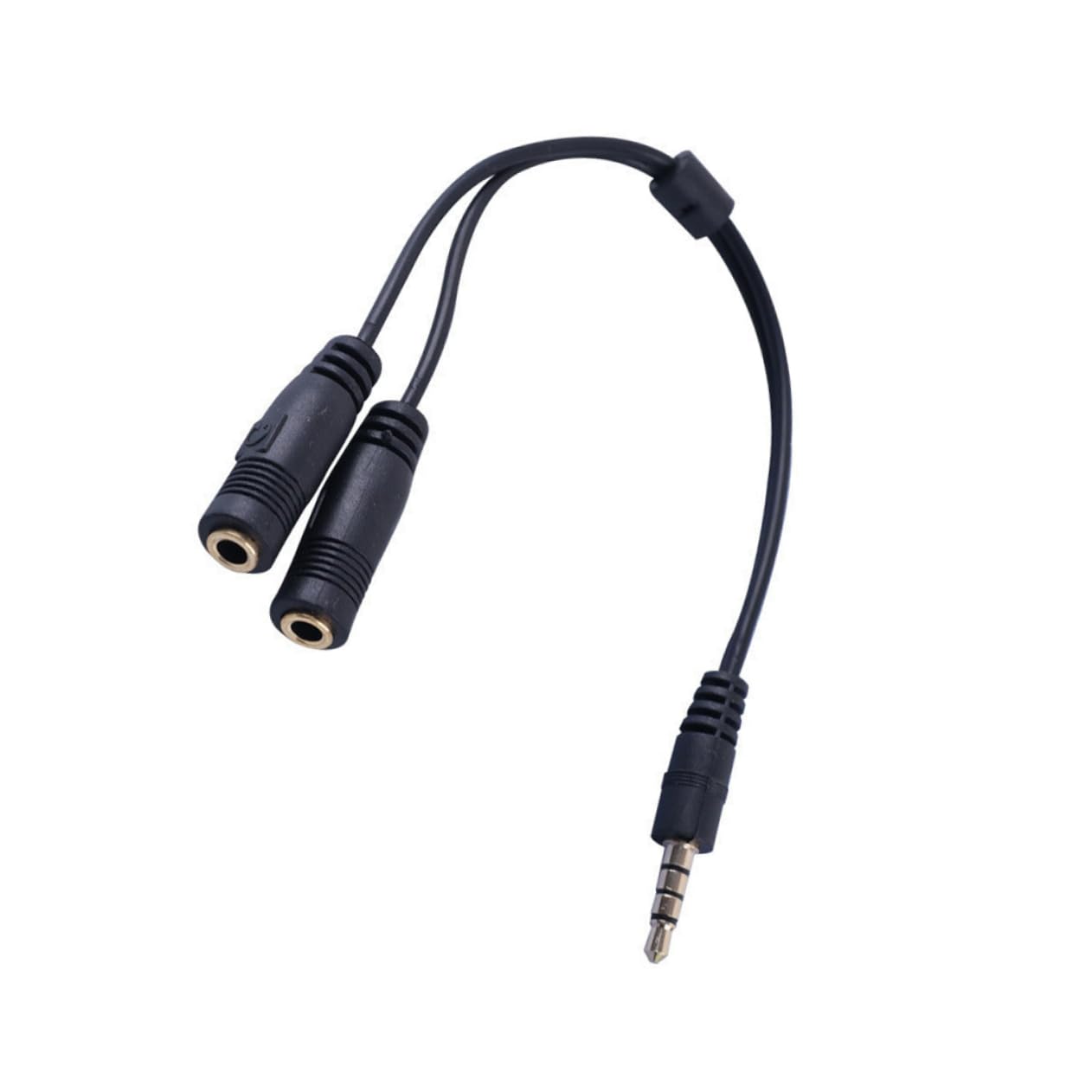 KONTONTY 2 1 3.5 Mm to Audio Cable Audio Adapter for Stereo Speaker Headset Adapter y Splitter 2rca y Splitter Headphones Splitter Gaming Microphone Adapter Audio Receiver Black 6
