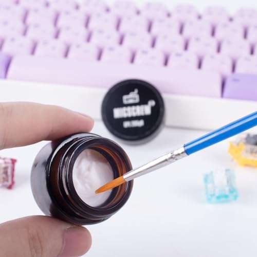 0.35 OZ GPL 205G0 for Mechanical Keyboard and Switches, GPL 205 G0 Lube with Nonvolatile, Noflammable Lubrication，Up to 220 Switches Can be Lubed, Grease Stored in Glass Bottle 5