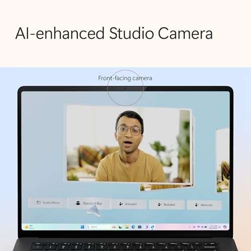 Microsoft New Surface Laptop (7th Edition) - Windows 11 Home Copilot + PC - 15” LCD PixelSense Touchscreen - Qualcomm Snapdragon X Elite (12 Core) - 16GB RAM - 512GB SSD - Graphite - ZHH-00048 5