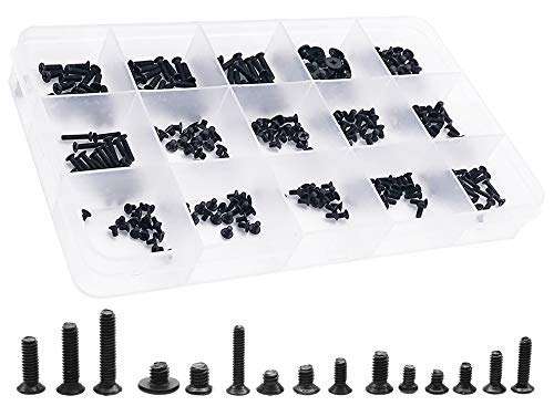 Laprite 300 PCs Laptop Notebook Computer Replacement Screws Kit for Lenovo, Toshiba, Gateway, Samsung, HP, IBM, Dell, Sony, Acer, Asus, SSD Hard Disk SATA 1