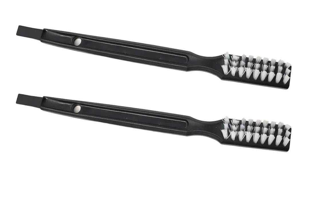 VITACEA Multifunctional Crevice Cleaning Brush Set, Gap Cleaning Tools, Black, 2-Pack 4