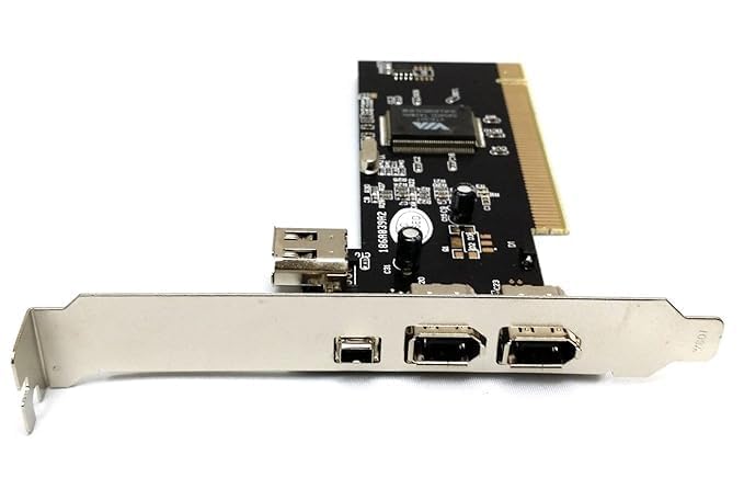 Hexabyte PCI Firewire 400 Card – IEEE 1394a Adapter for Desktop PC – 3-Port Firewire Expansion Card for Video Capture & Audio Devices – Compatible with Windows 11/10/8/7 6