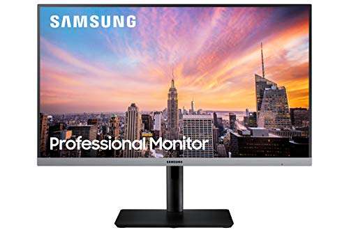 Samsung 24 Inch (Ls24R650Fdwxxl) Ips Panel Full Hd Led Monitor With Hdmi, Vga, Black 1