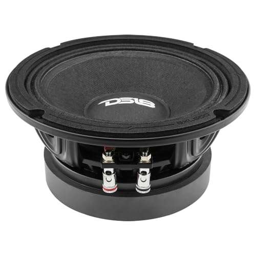 DS18 6XL600-8 XL 6.5" Mid-Range Loudspeaker 300 Watts RMS, 600 Watts Max Power, 8-Ohm, Pro Car Audio Speakers 6.5 inches, Great for Car/Truck Stereo Sound System - 1 Speaker 6